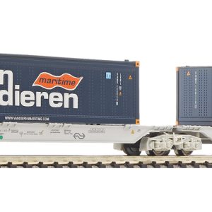 825315 Fleischmann AAE. Doppelgelenktragwagen m/"van Dieren "containers  N-spur