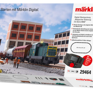 29464 Marklin  Digitale Startset Belgische goed.trein m/diesellok 8000 + 3 goed.wagens  en MS.