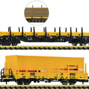 880908 Fleischmann  rongenwagenset "Strukton" 2 delig  N-spoor