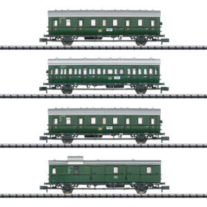 18724 Minitrix  Wagenset "Nahverkehr Hamburg"  N-spoor  4-delig .