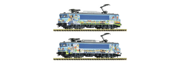7560057 Fleischmann N, NS E-lok 9902 RailExperts,  "Tommie & Tess" m/Next18 steker  DC.