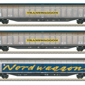 Minitrix 18297 DB. wagonset  "Transwagon" 3-delig  N-spoor