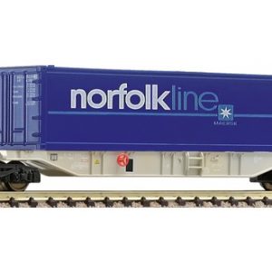 825203 AAE. (NL) containerdraagwagen m/NORFOLK  container  N