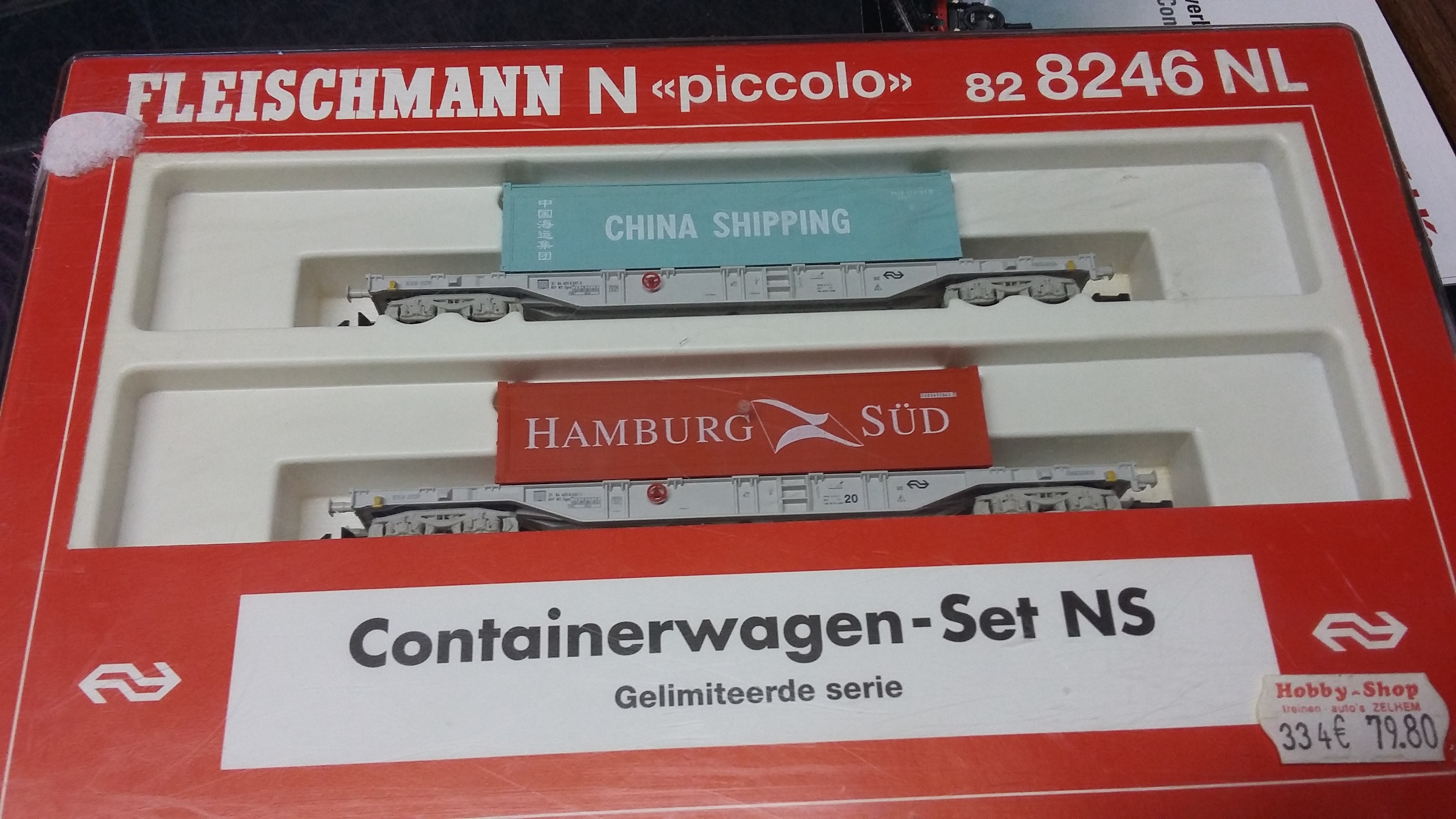 828246 NS. Containerwagen-Set "China Shipping/Hamburg sud"