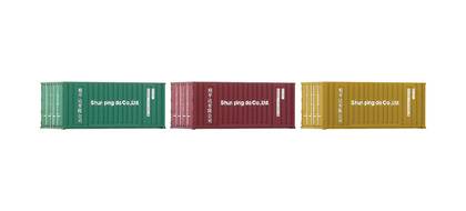 910220 N- 3-delige Set 20' ft. Containers