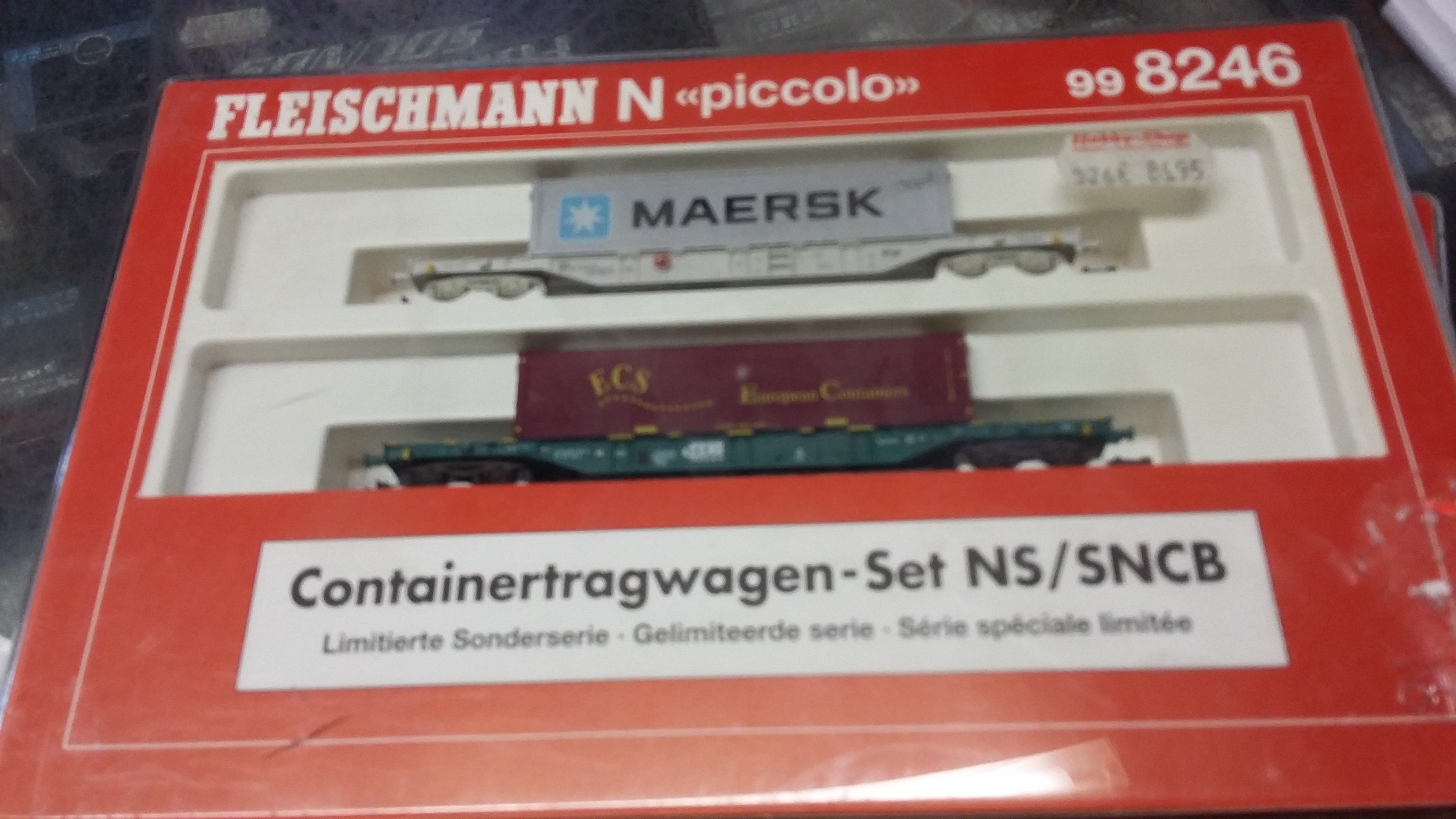 998246 NS/SNCB Containerwagenset "Maersk-ECS"