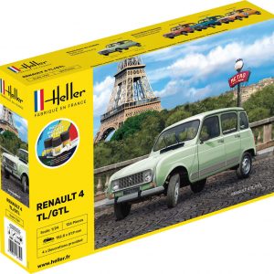 56759 Renault 4 ,TL/GTL  KIT,  1:24  incl. verf+lijm+ penseel
