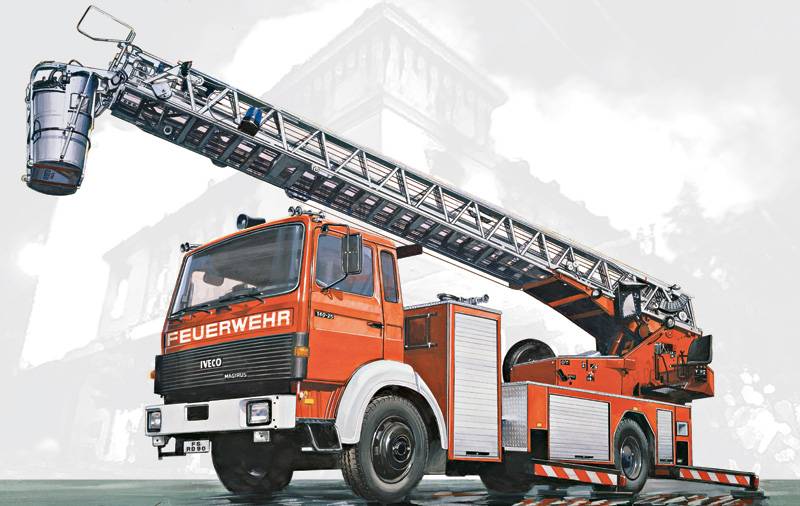 3784  Iveco-Magirus DLK-26-12 fire ladder truck 1:24 kit