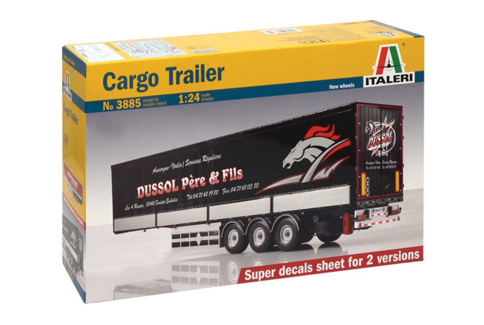 3885  Cargo Trailer  1:24  kit.