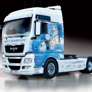 3921 MAN TGX XXL truck "Wolf Transport"  kit  1:24