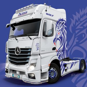 3935 MB. Actros MP-4 Giga Space,  Truck , 1:24  kit