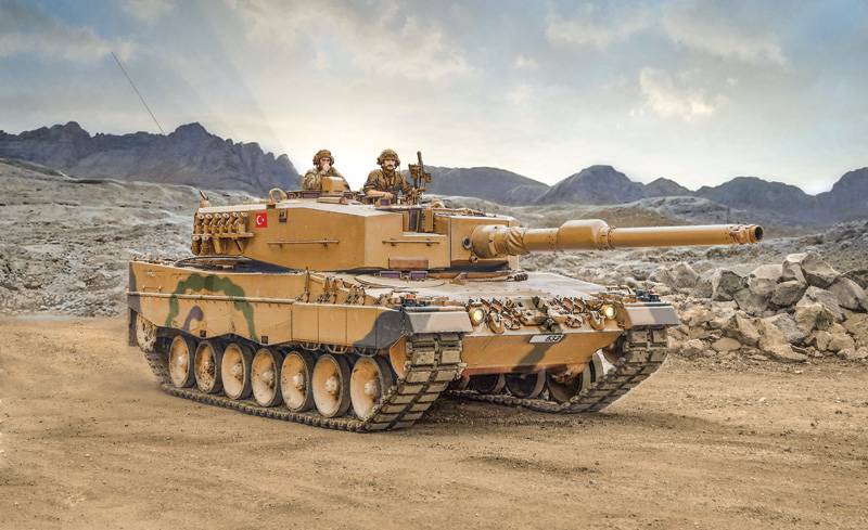 6559 Leopard tank 2-A-4 kit, decals 5 versions 1:35