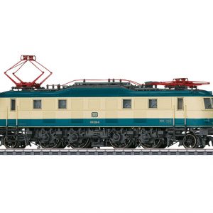 37685 DB. E-lok BR.118 beige/blauw  mfx-digital  m/sound  MHI mo