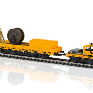 39940 DB. 2-weg Unimog m/bovenleidings bouwwagen  mfx-digital m/