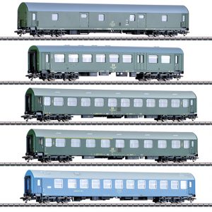 42982 DDR. Personenwagenset "Deutsche Reichsbahn der DDR" 5 wage