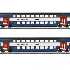 43574 SBB. set dubbeldeks rijtuigen "Zuricher S-Bahn"
