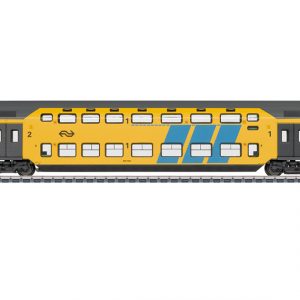 43577  NS. Dubbeldeks rijtuig 1e/2e klas, type DDM.2/3  ABv,