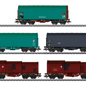 46875 SNCB. Set goederenwagens , divers