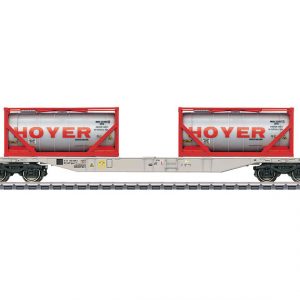 47064 AAE. Container draagwagen Sgnss  m/Hoyer containers  HO