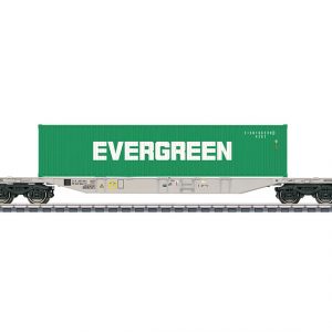 47065 AAE. Container Draagwagen Sgnss 114  m/"evergreen" contain