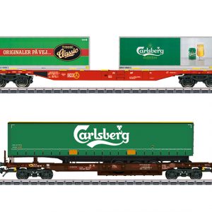 47109  KLV-Goederenwagen Set "Tuborg- Carlsberg " wagens