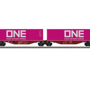 47808 TOUAX.  Dubbele containerwagens Sggrss . "ONE"