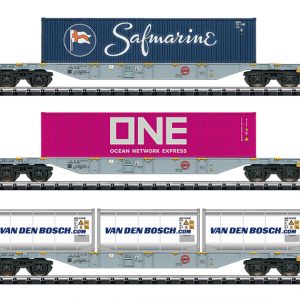 15228 NL. Containerdraagwagenset  V.D.BOSCH-ONE- SafMarine ,N-sp