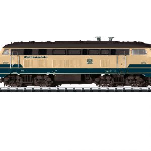 16821N DB. Diesellok BR.218 , "Conny"beige/blauw DCC.Digital m/s