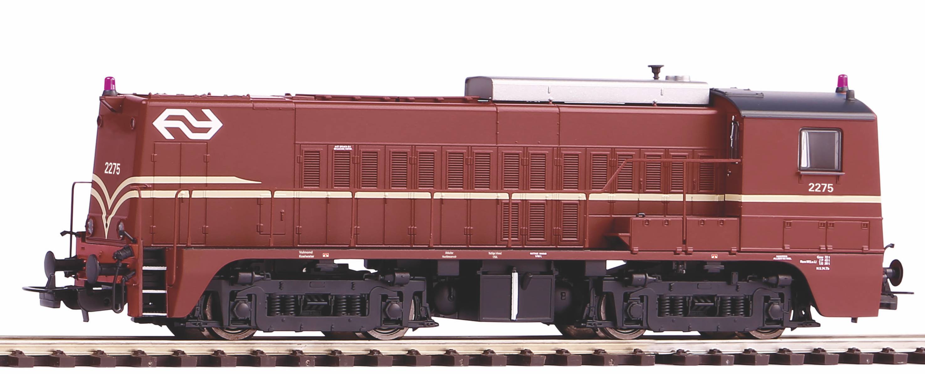 52696 NS. Diesellok serie 2275 , DC  m/plux 22 steker