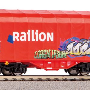 58981 NS. Schuif/huifwagen Shimmns  m/graffiti