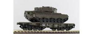 67762 DB. zwaartransport wagen met Leopard Tank