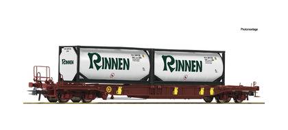 76225 AAE.  Containerdraagwagen m/"RINNEN" containers