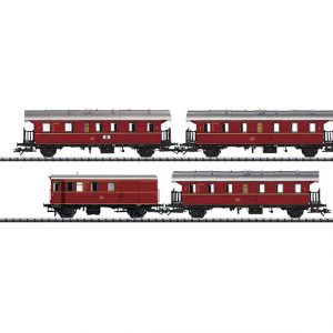 23476 DB. Personen wagen Set "Rote Donnerbuchsen"  HO.