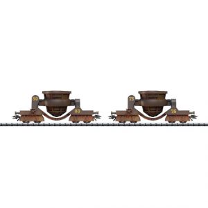 24412  set met 2 slakkenwagens "von Erz zum Stahl"