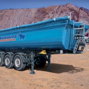 3845  Dump Trailer Halfpipe kipper  1:24
