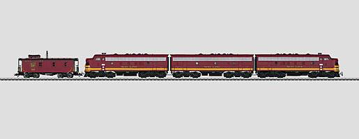 39620 SOO-LINE dieselelektrische lok met caboose