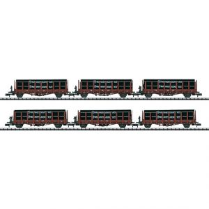 15410 DB. set rongenwagens Mannesmann AG" 6 stuks
