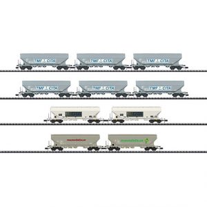 15667 SNCB. set van 10 diverse graanwagens
