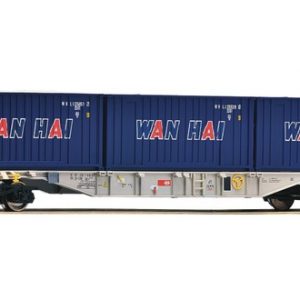 66451 SBB. containerdraagwagen "Wan Hai"
