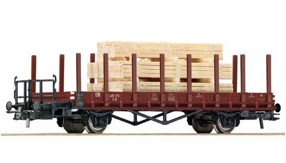 67699 DB. rongenwagen met houtlading
